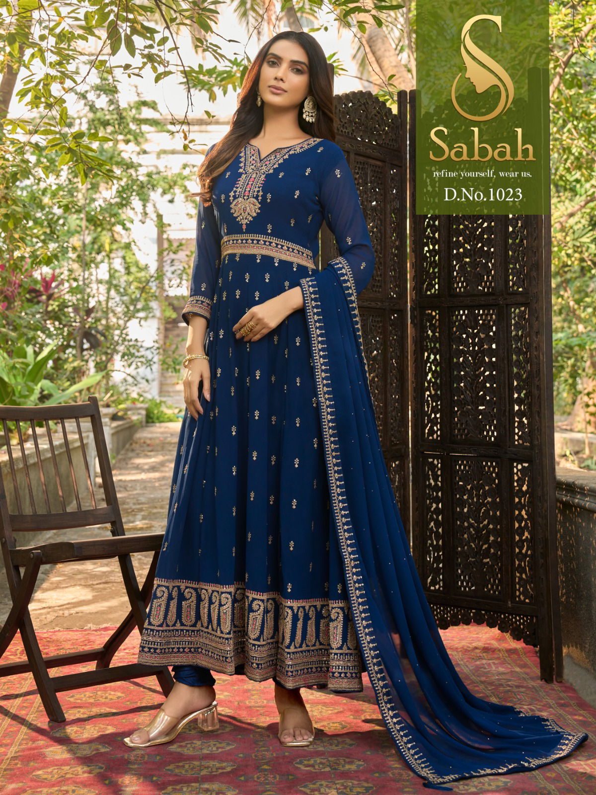Sabah Zaina  Heavy Georgette Wholesale Wedding Salwar Suits Catalog